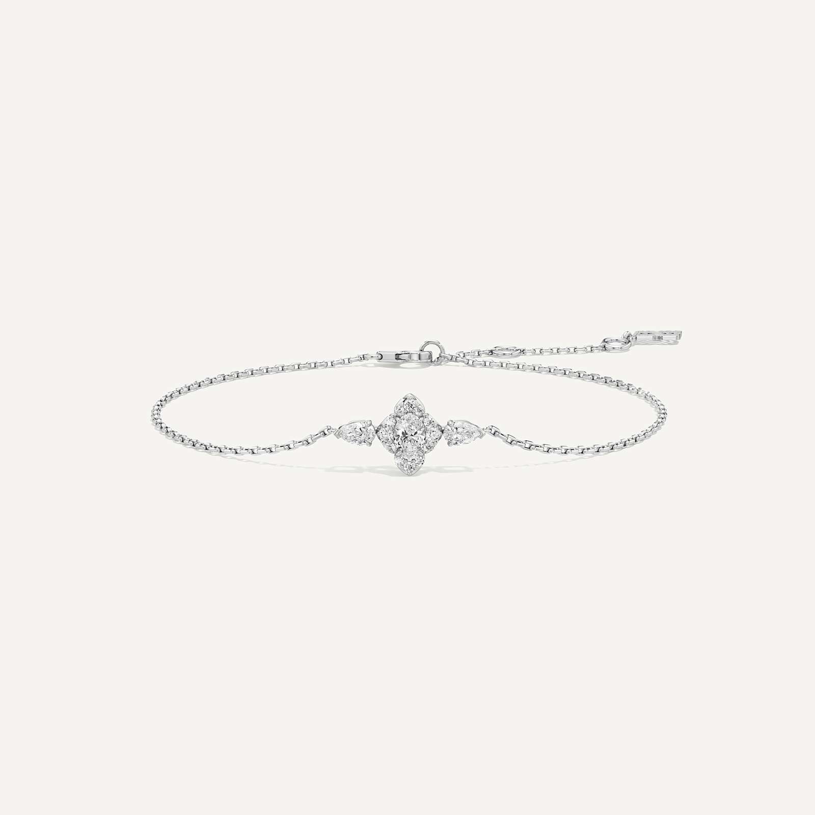 Bailey Oval Pear & Round Diamond