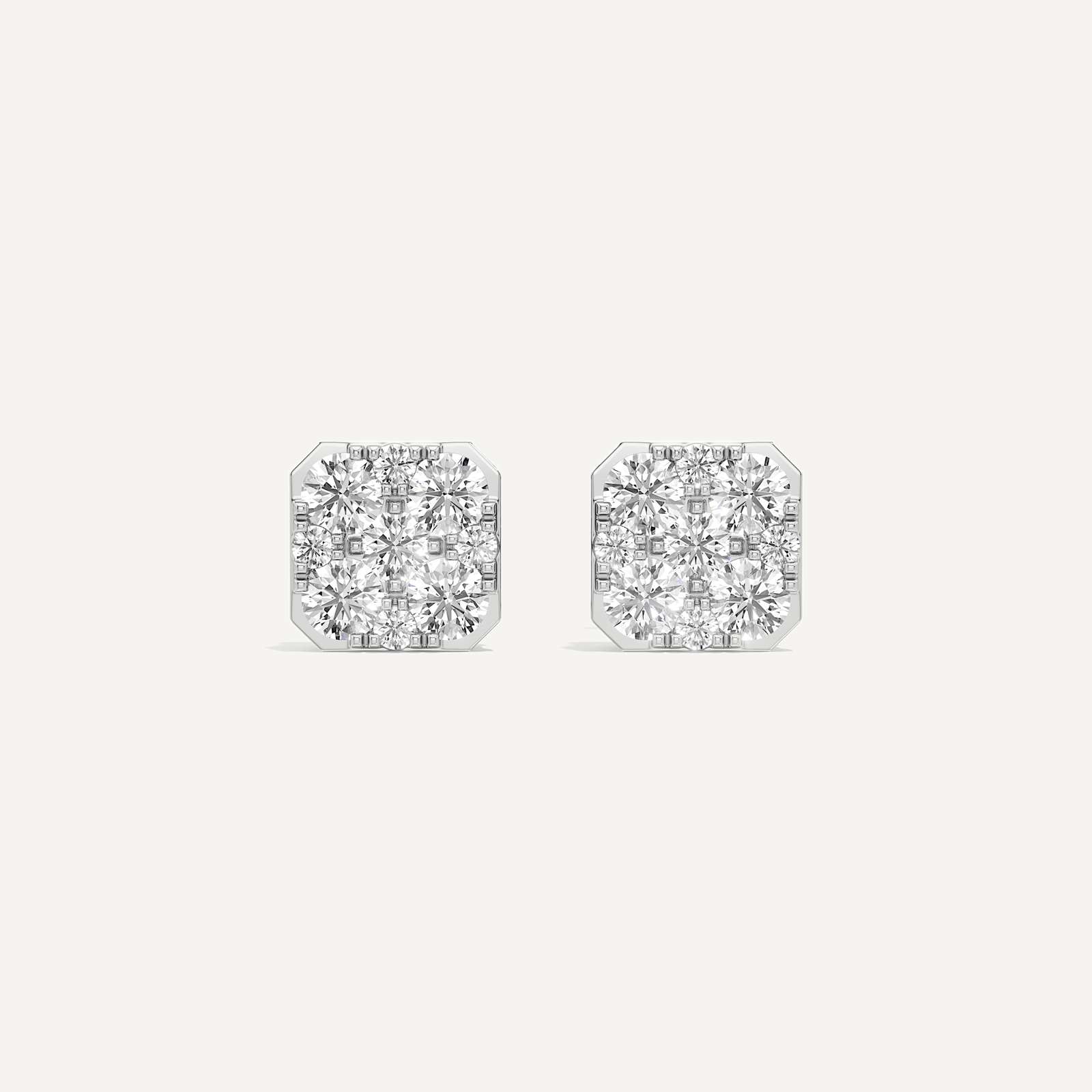 Versatile Emerald Diamond Earrings