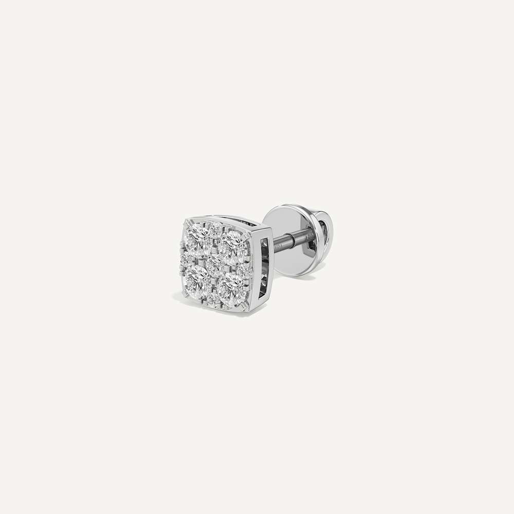 Astra Cushion Diamond Earring