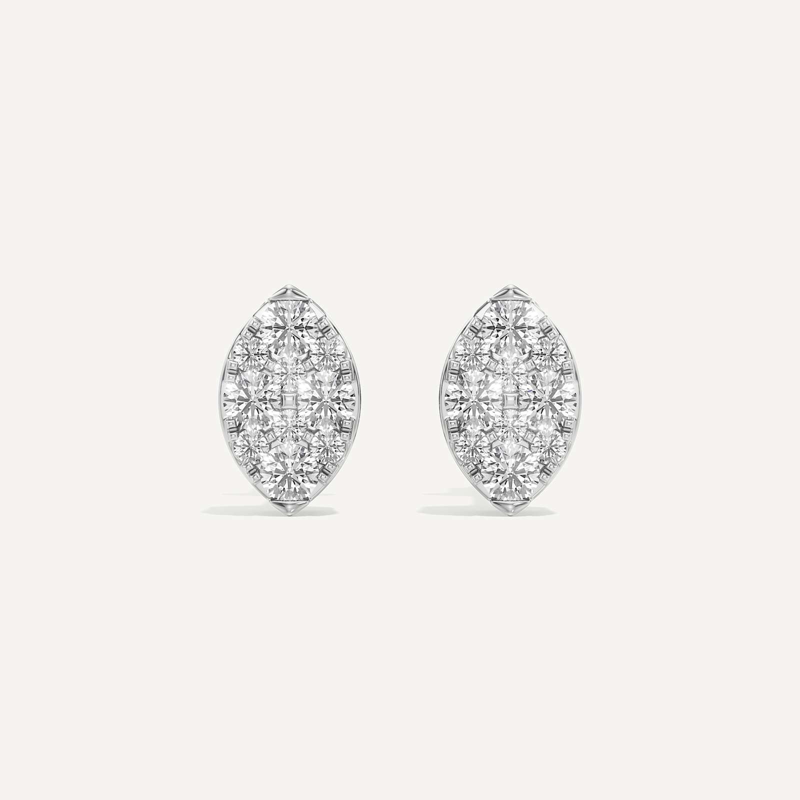 Watchful Eye Marquise Diamond Earrings