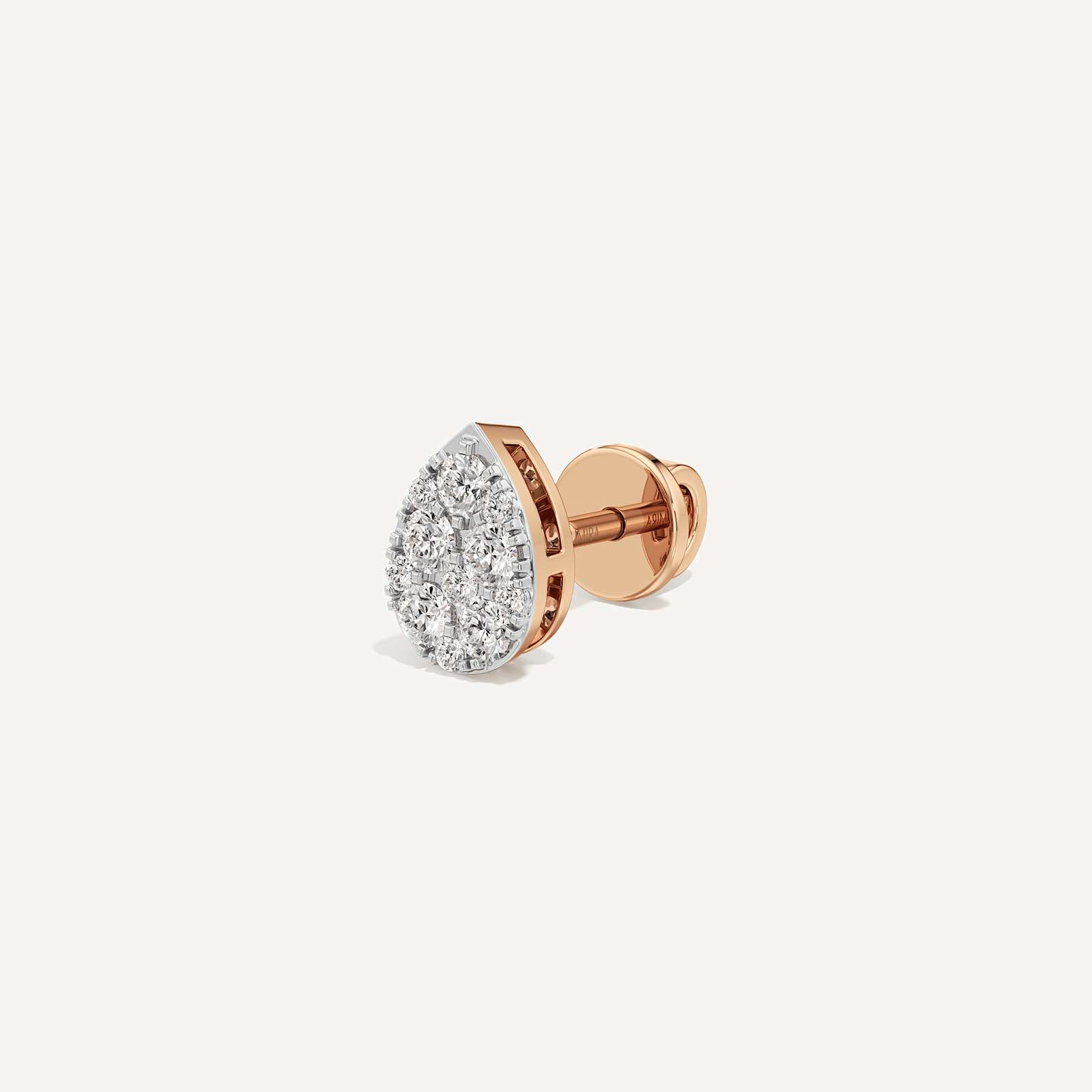 Bold Pear Diamond Earrings