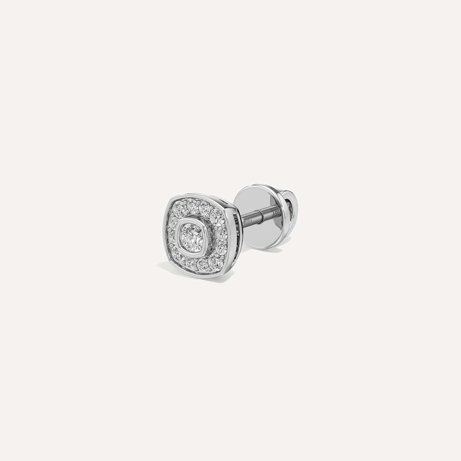 Cushion Soft Diamond Earrings