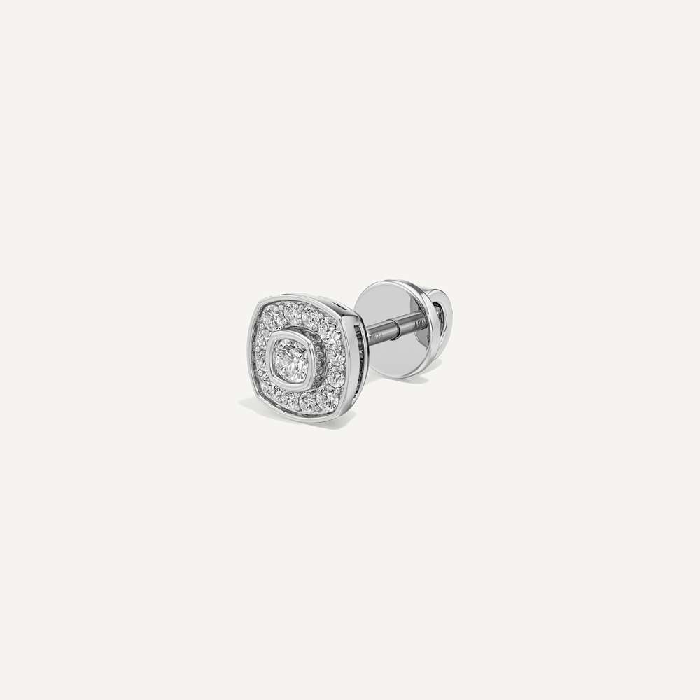 Cushion Soft Diamond Earrings