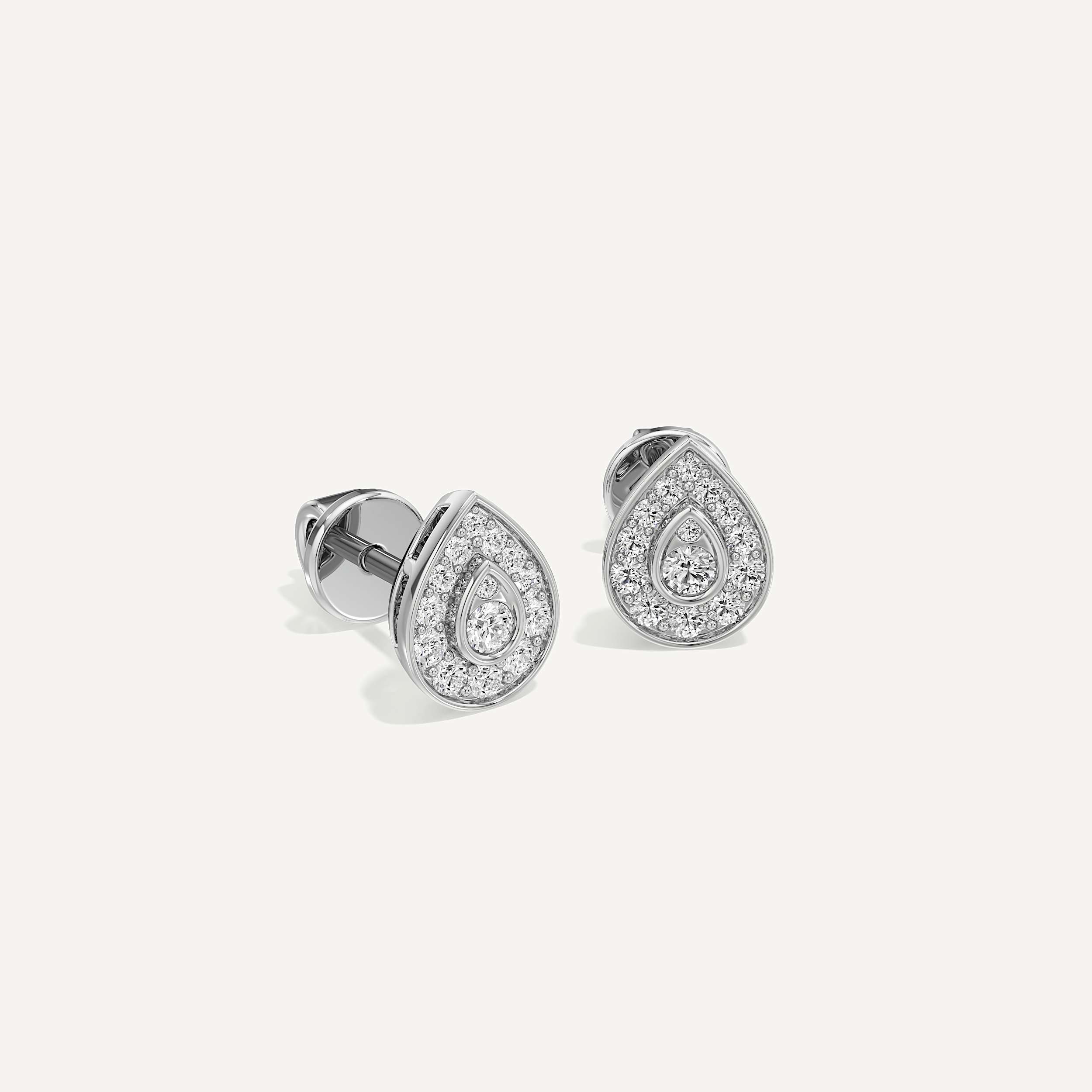 Always There Pear Diamond Earring