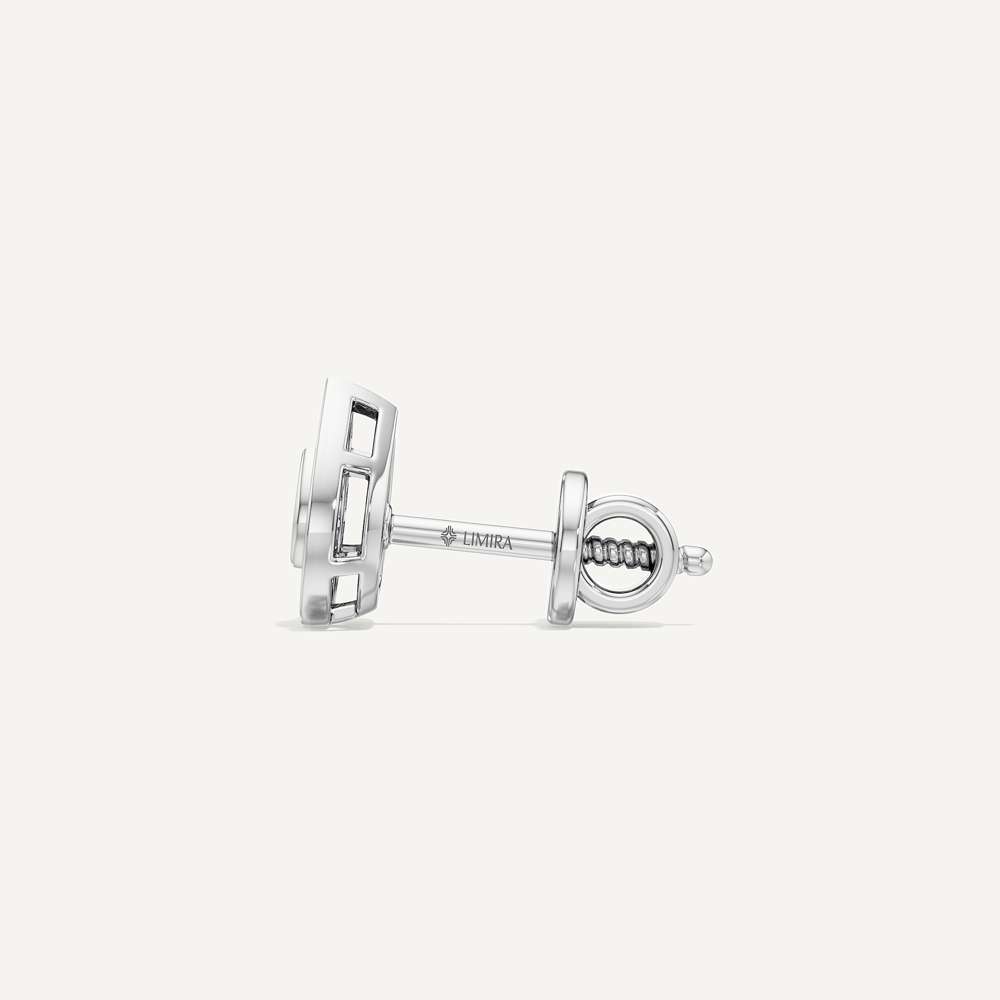 Aurelle Pear Diamond Stud