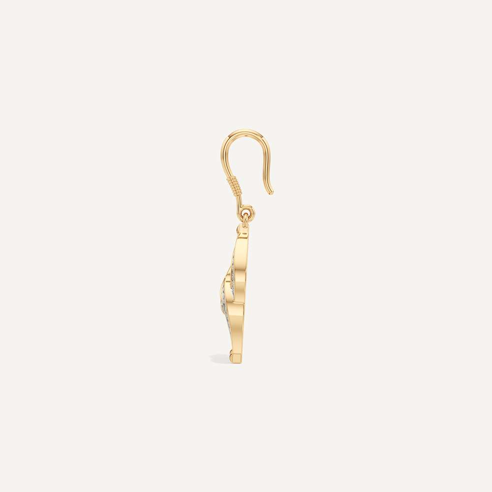 Arena Twist Horseshoe Earring