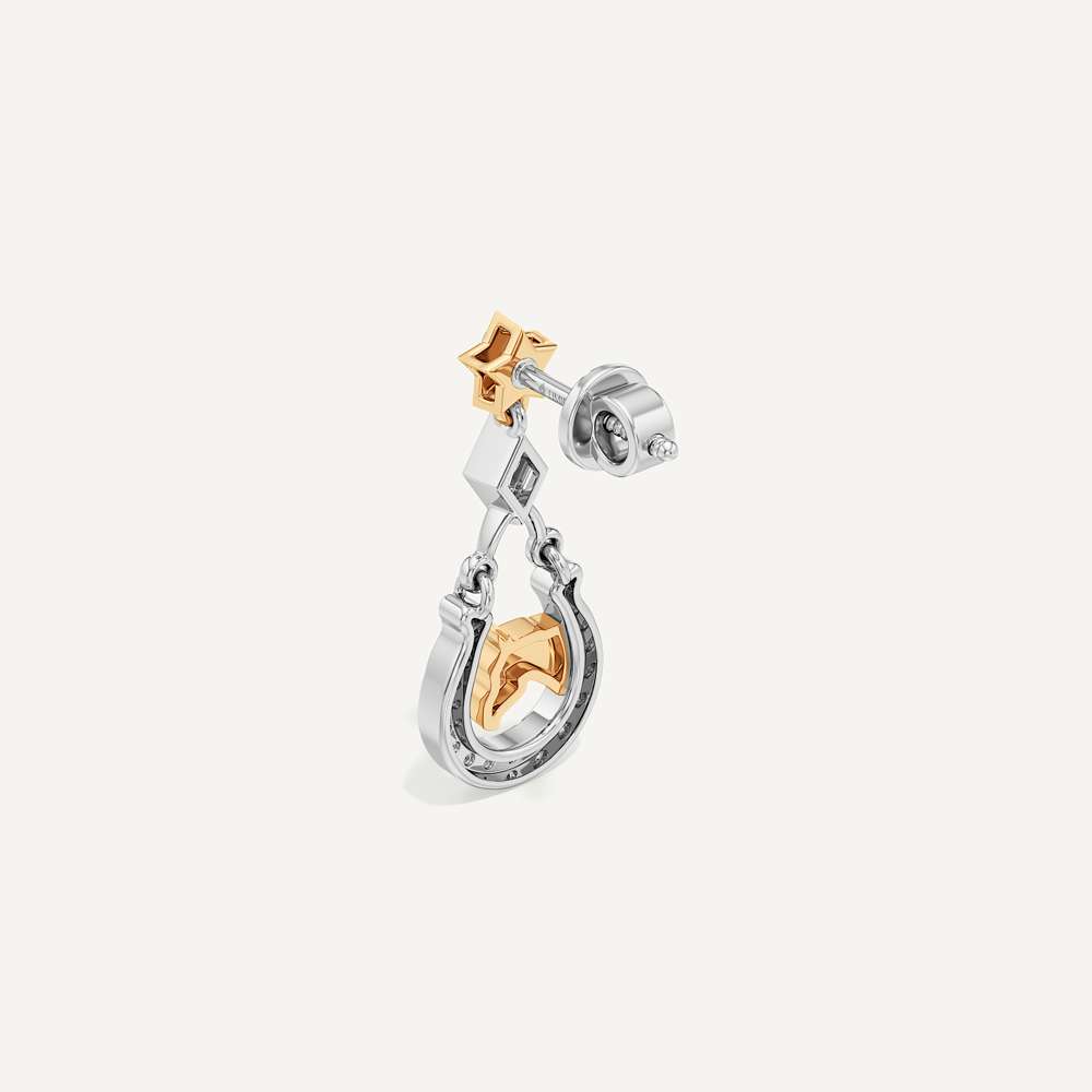 Stellar Star Hoseshoe Earring