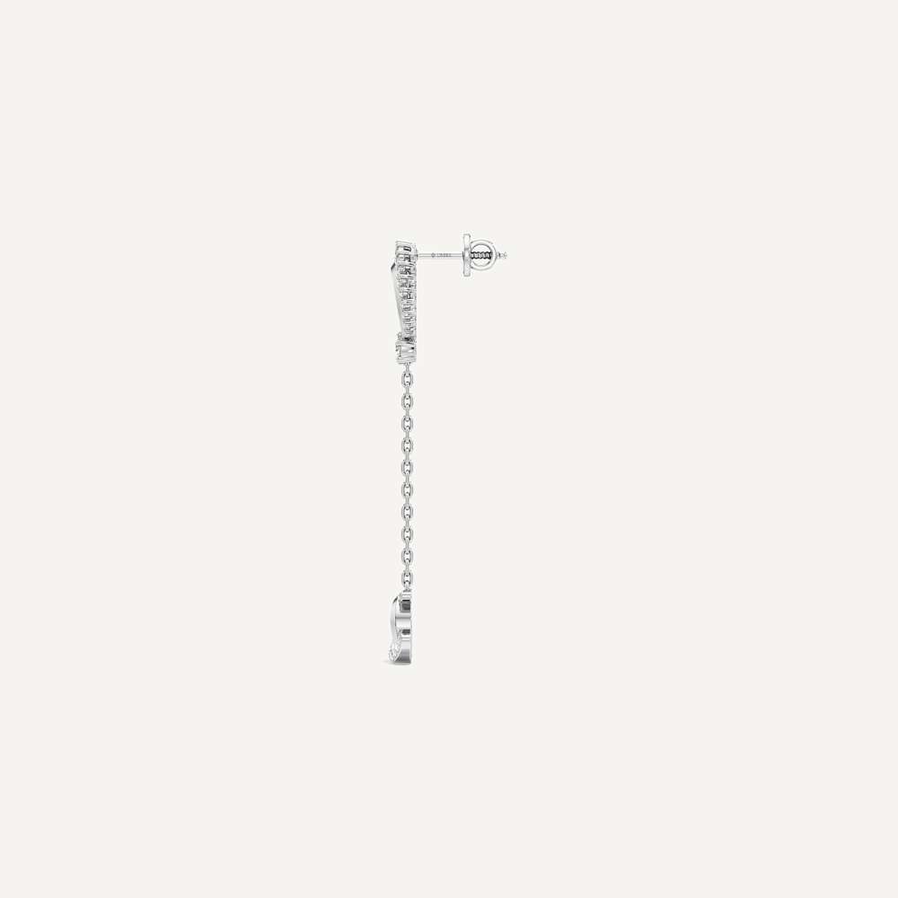 Fortuna Jump Line Horseshoe Earring