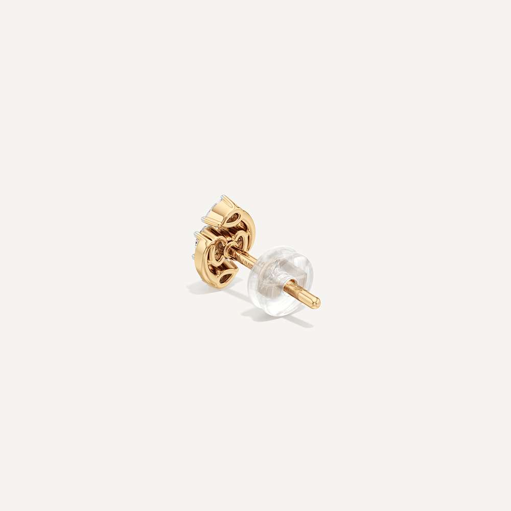 Vela Oval & Pear Diamond Stud