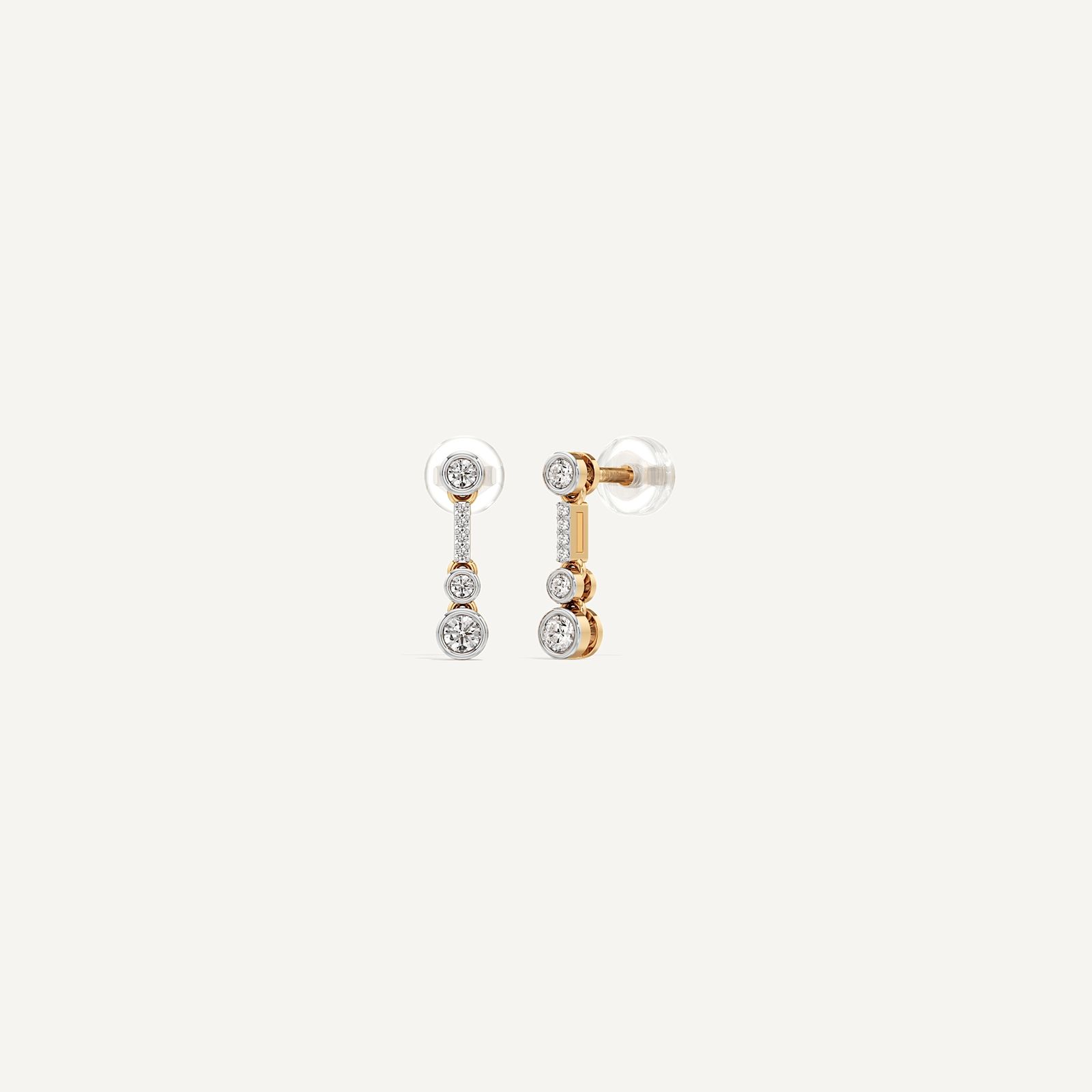 Ziora Round Trio Drop Diamond