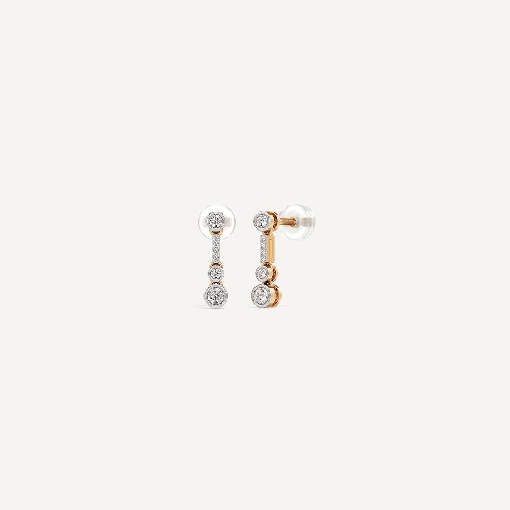 Ziora Round Trio Drop Diamond