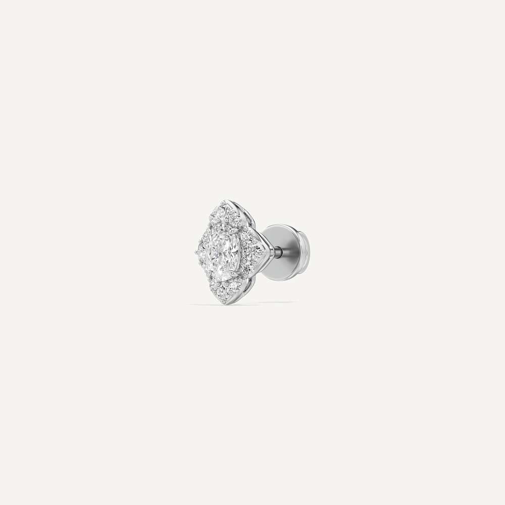 Emma Oval Diamond Stud