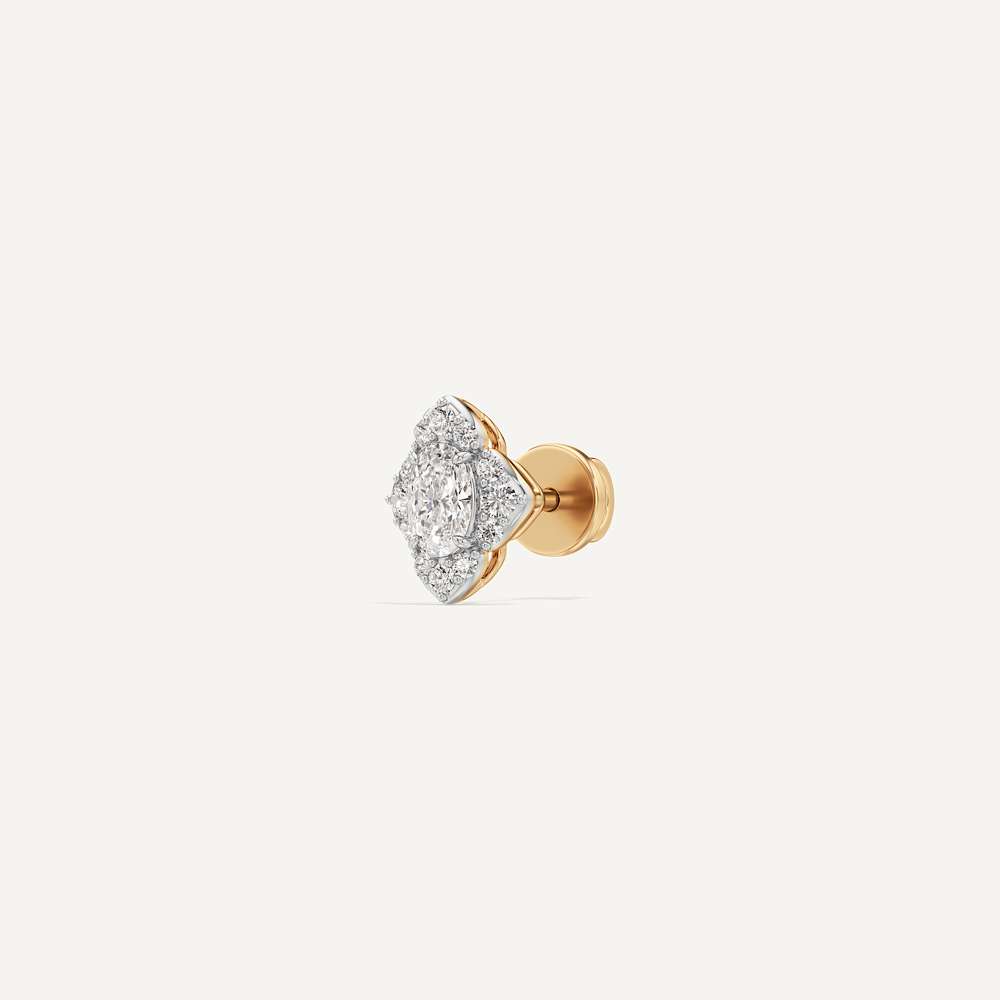 Emma Oval Diamond Stud