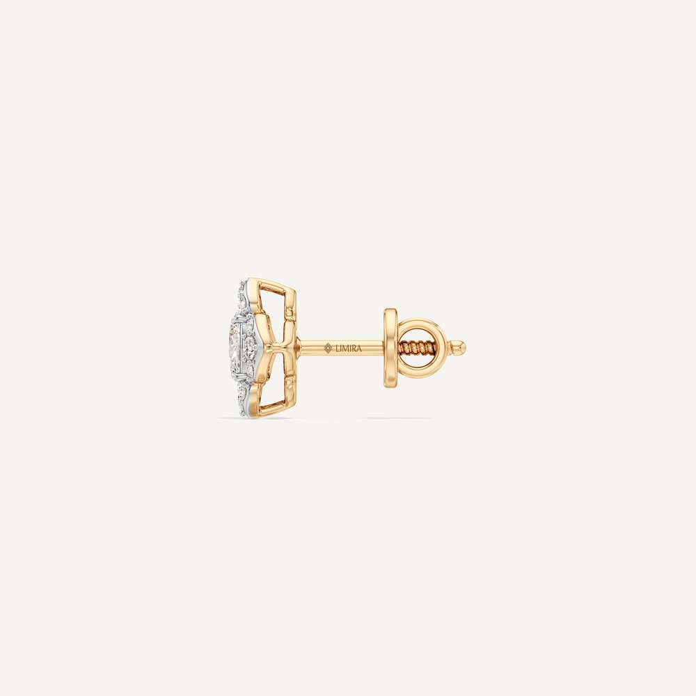 Emma Oval Diamond Stud