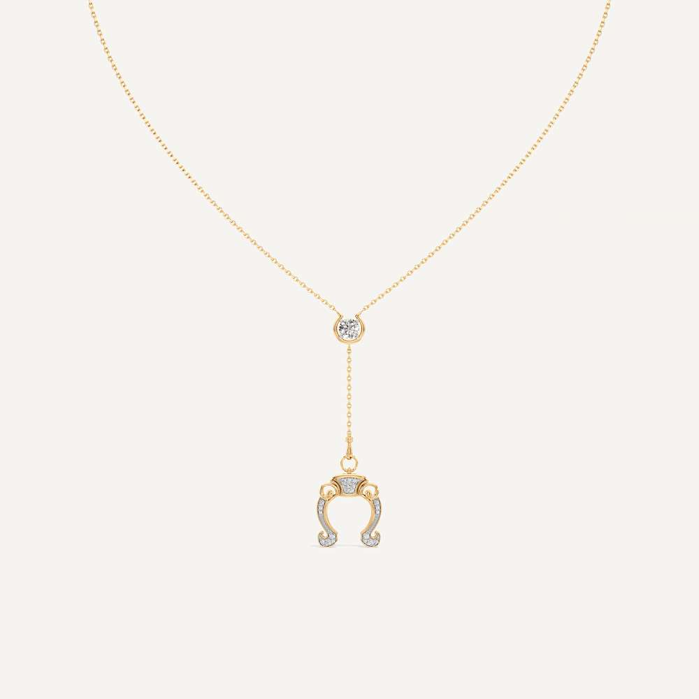Polo Charm Horseshoe Necklace