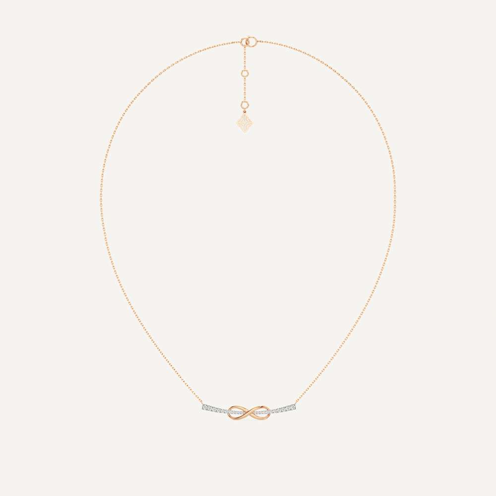 Infinity Link Round Diamond