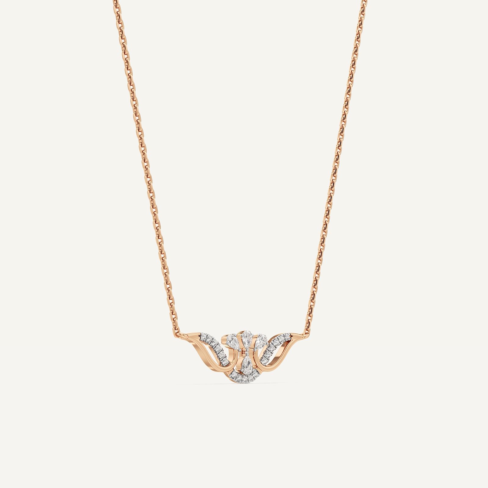 Swan Curve Pear Diamond