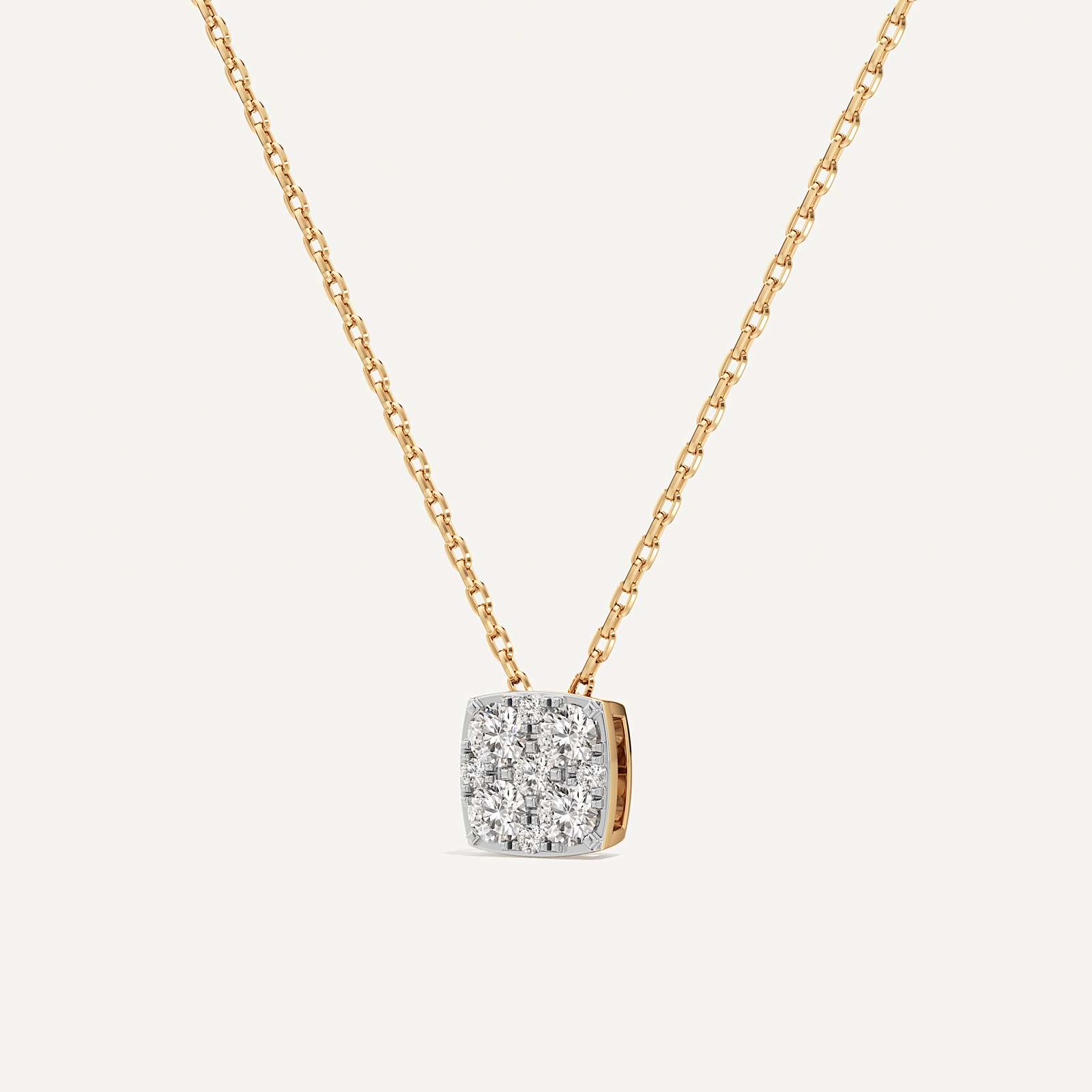 Whisper Cushion Diamond Pendant