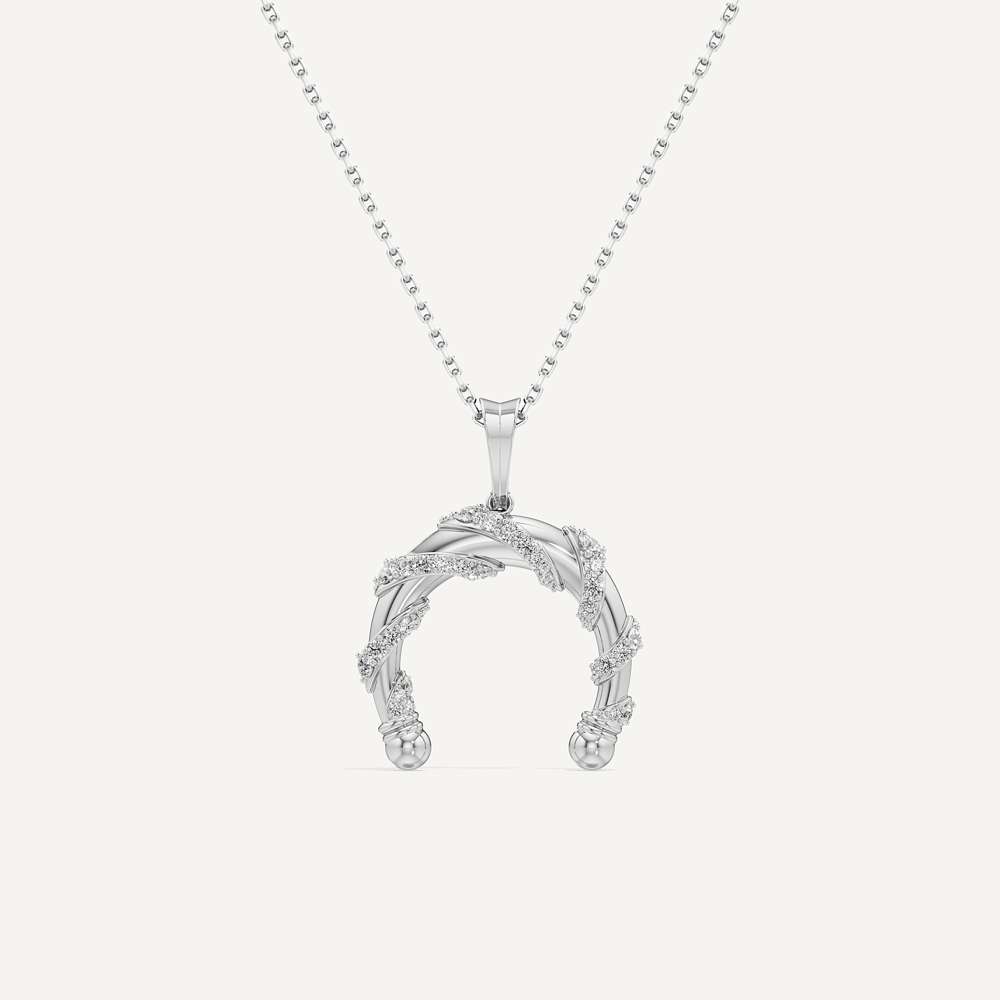 Signature Arch Horseshoe Pendant