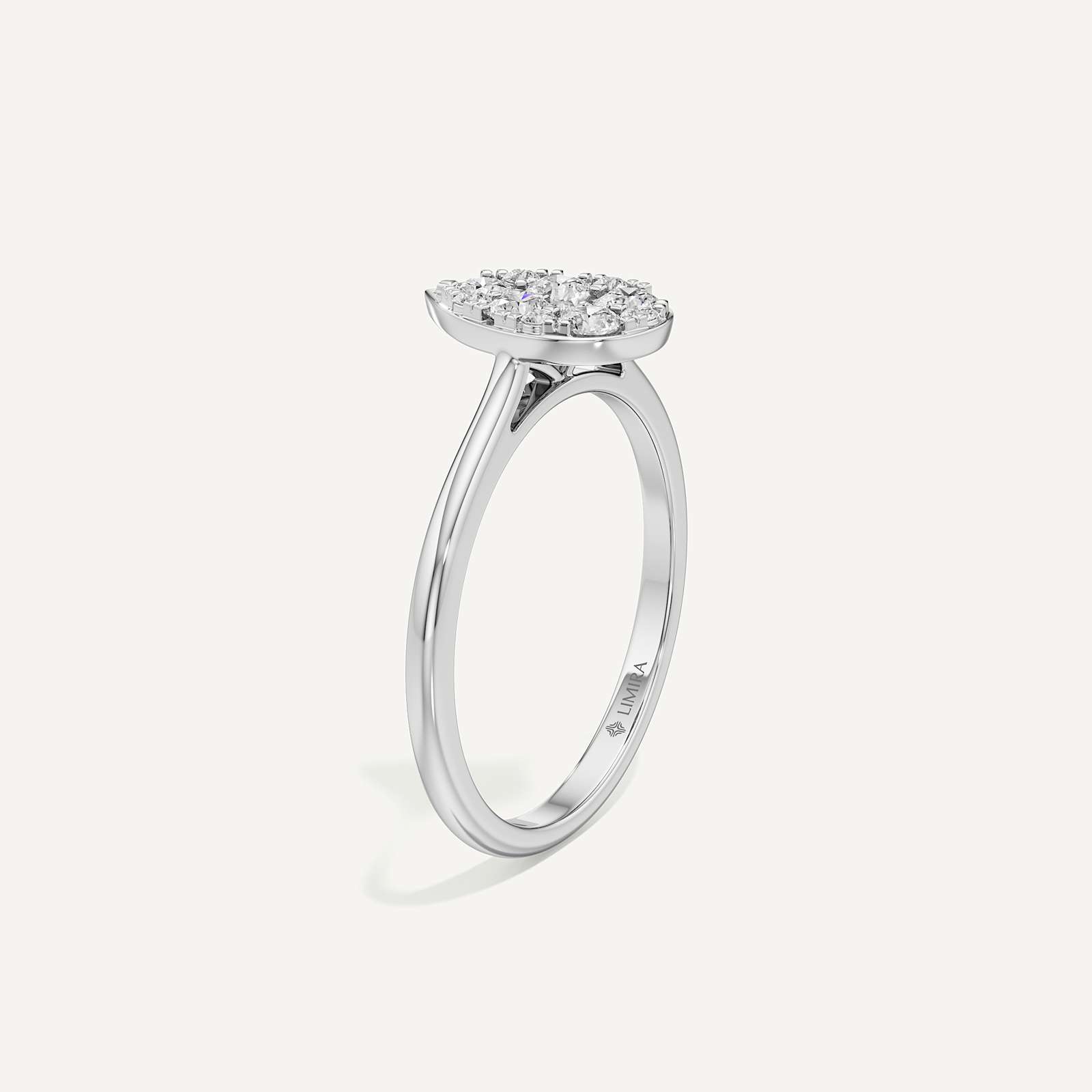 Teardrop Pear Diamond Ring