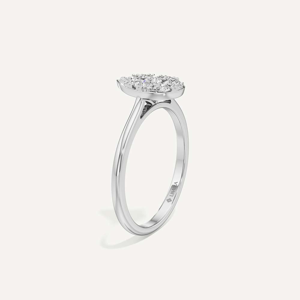 Teardrop Pear Diamond Ring