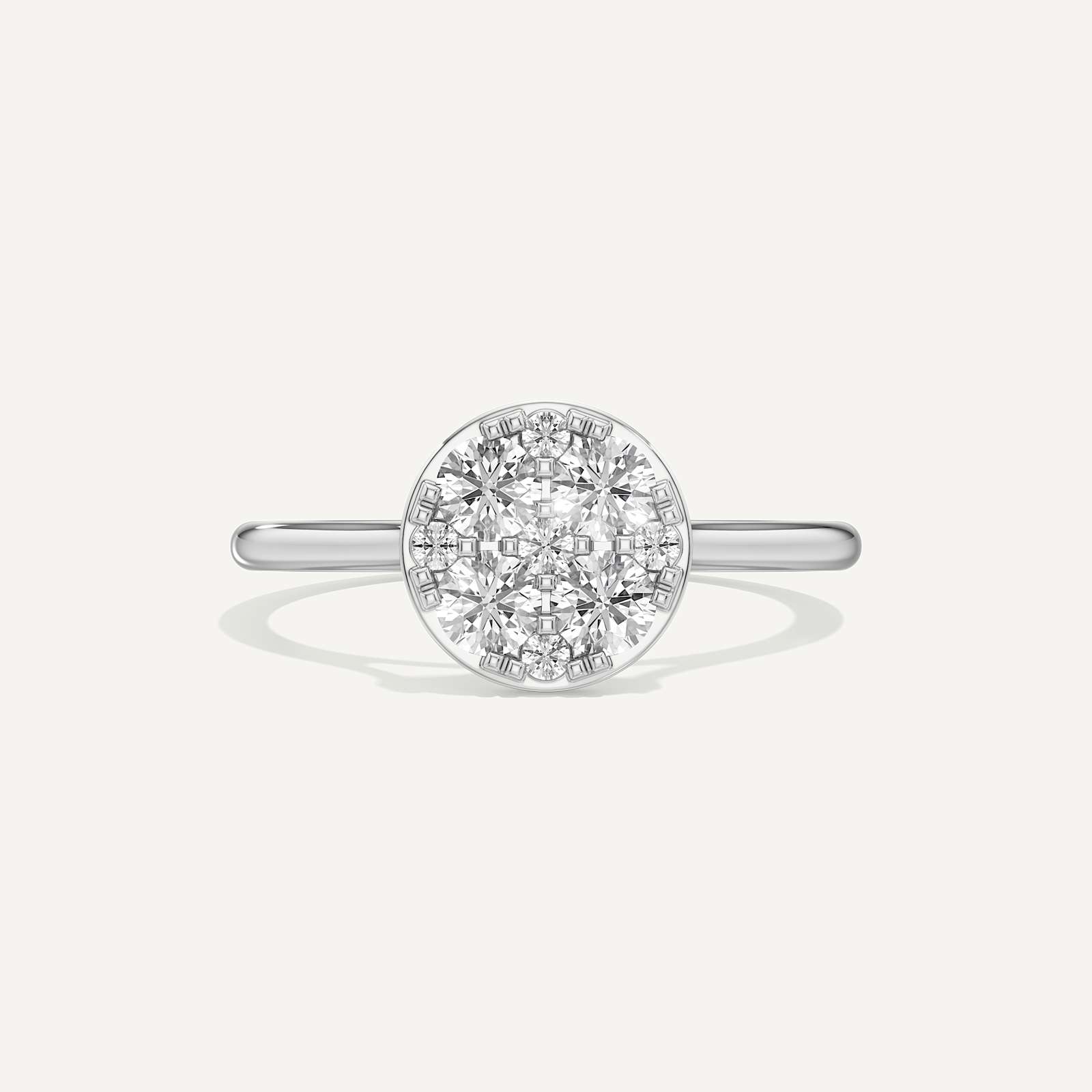 Whisper Round Diamond Ring