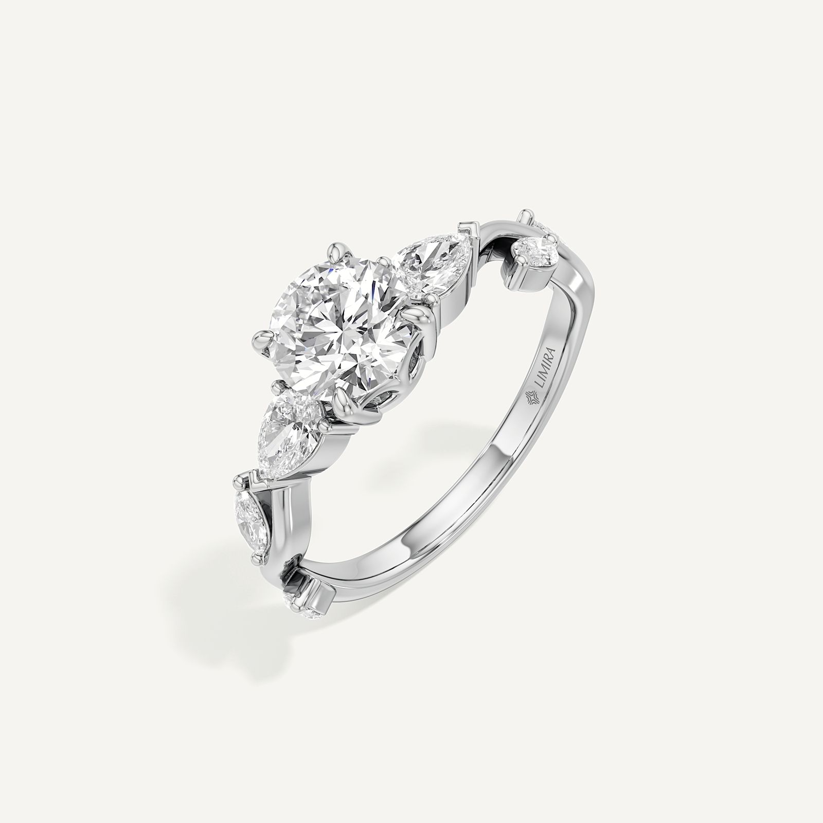 Five-Stone Round Diamond