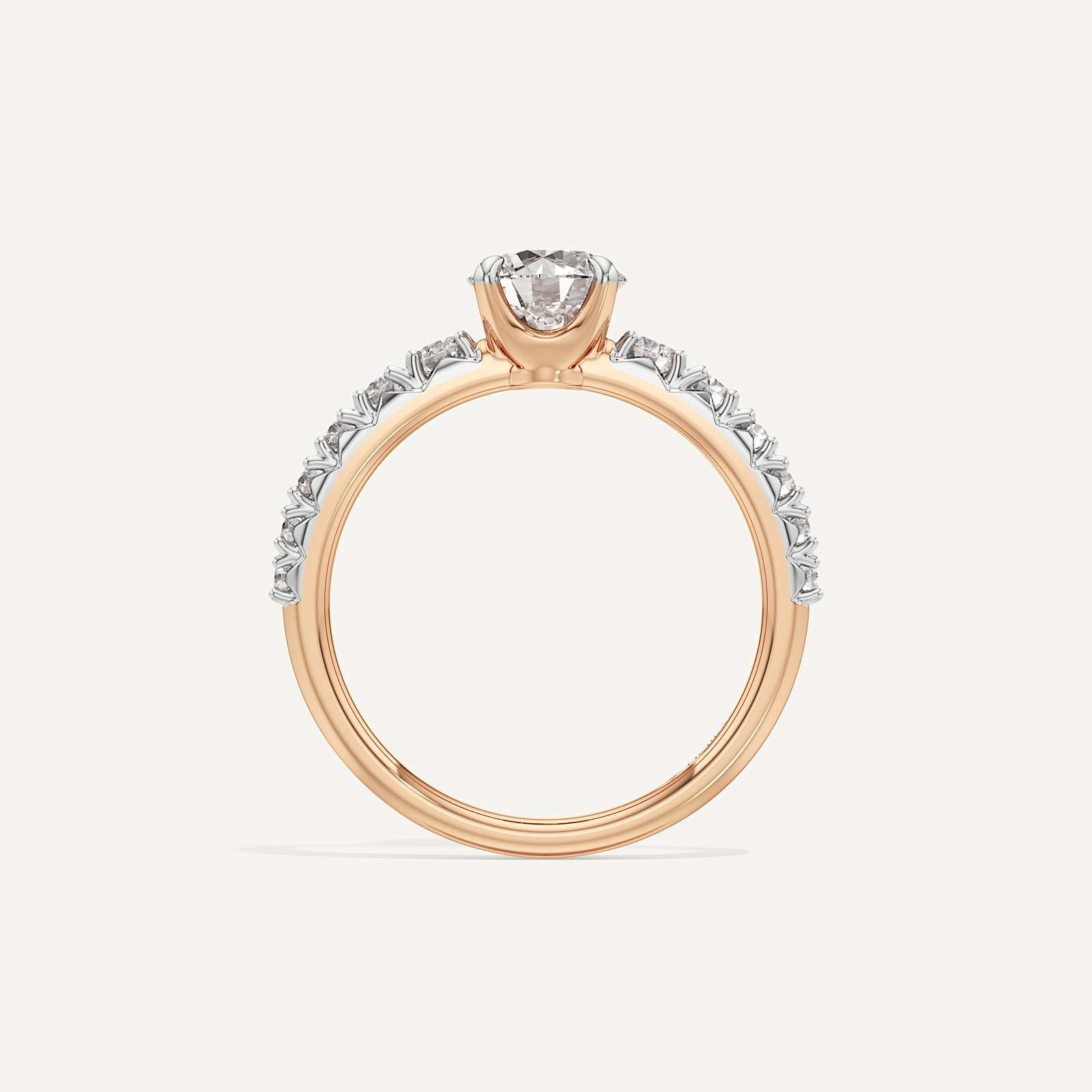Graduated Side Stone Diamond