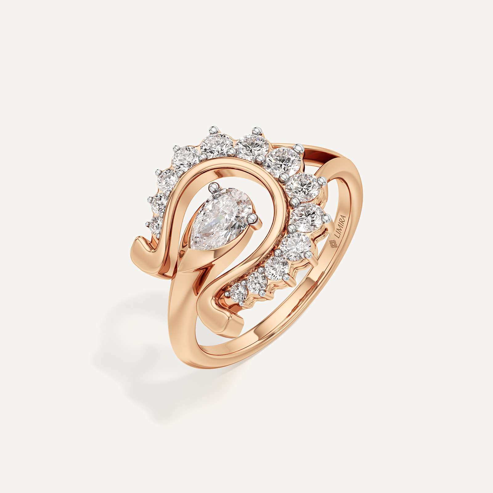 Buy Best|Fortuna Wave Cocktail Ring|online