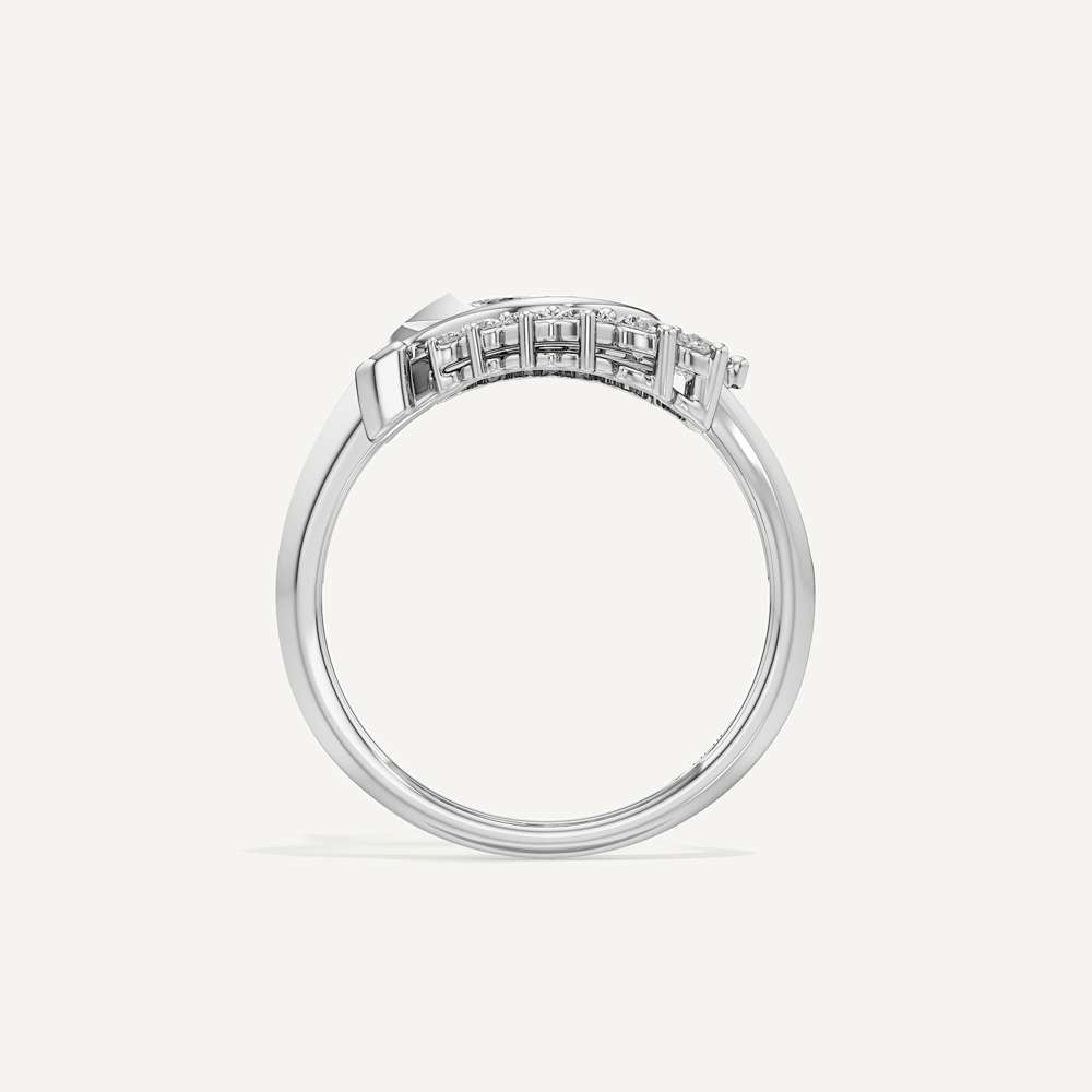 Fortuna Wave Cocktail Ring