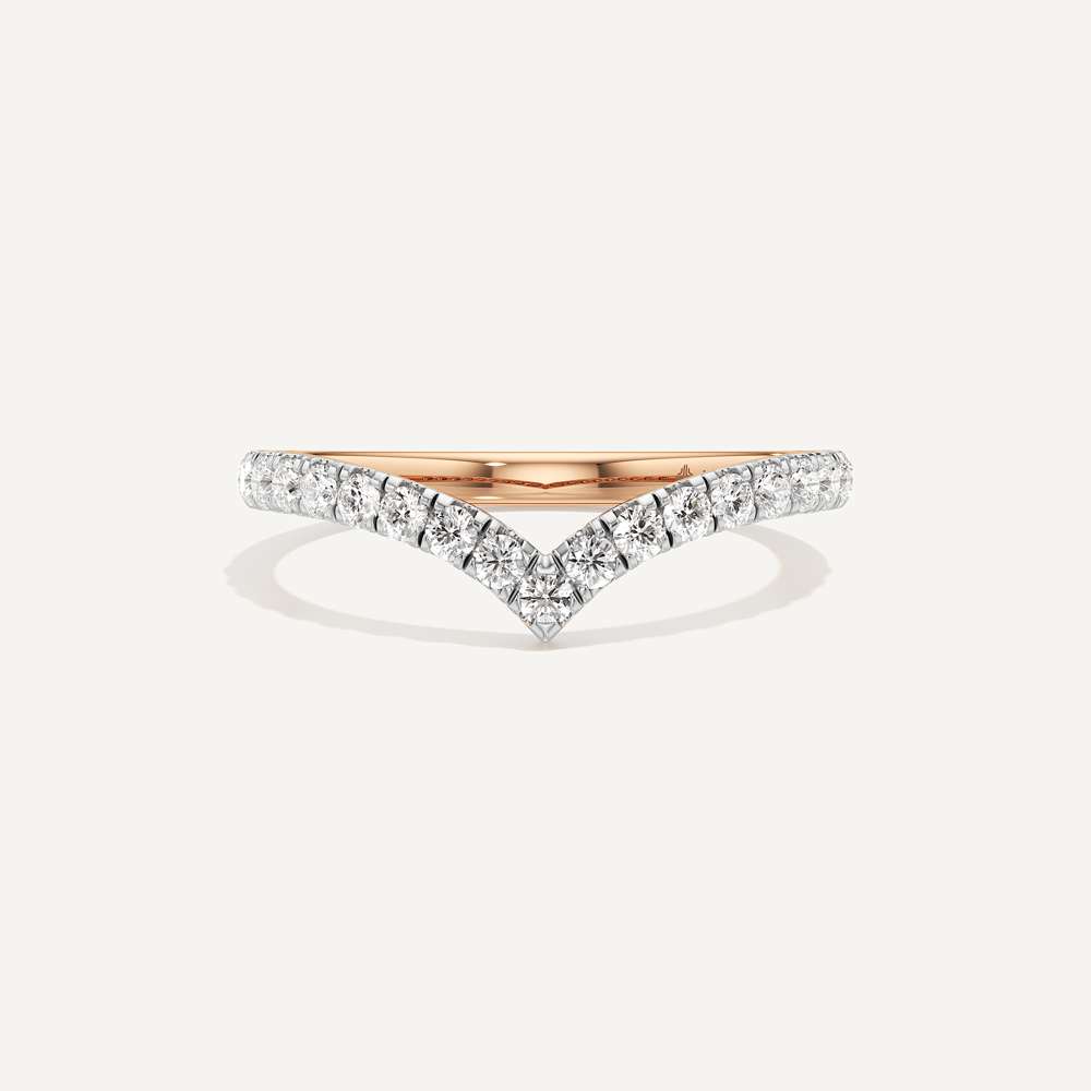 V-Crest Round Diamond
