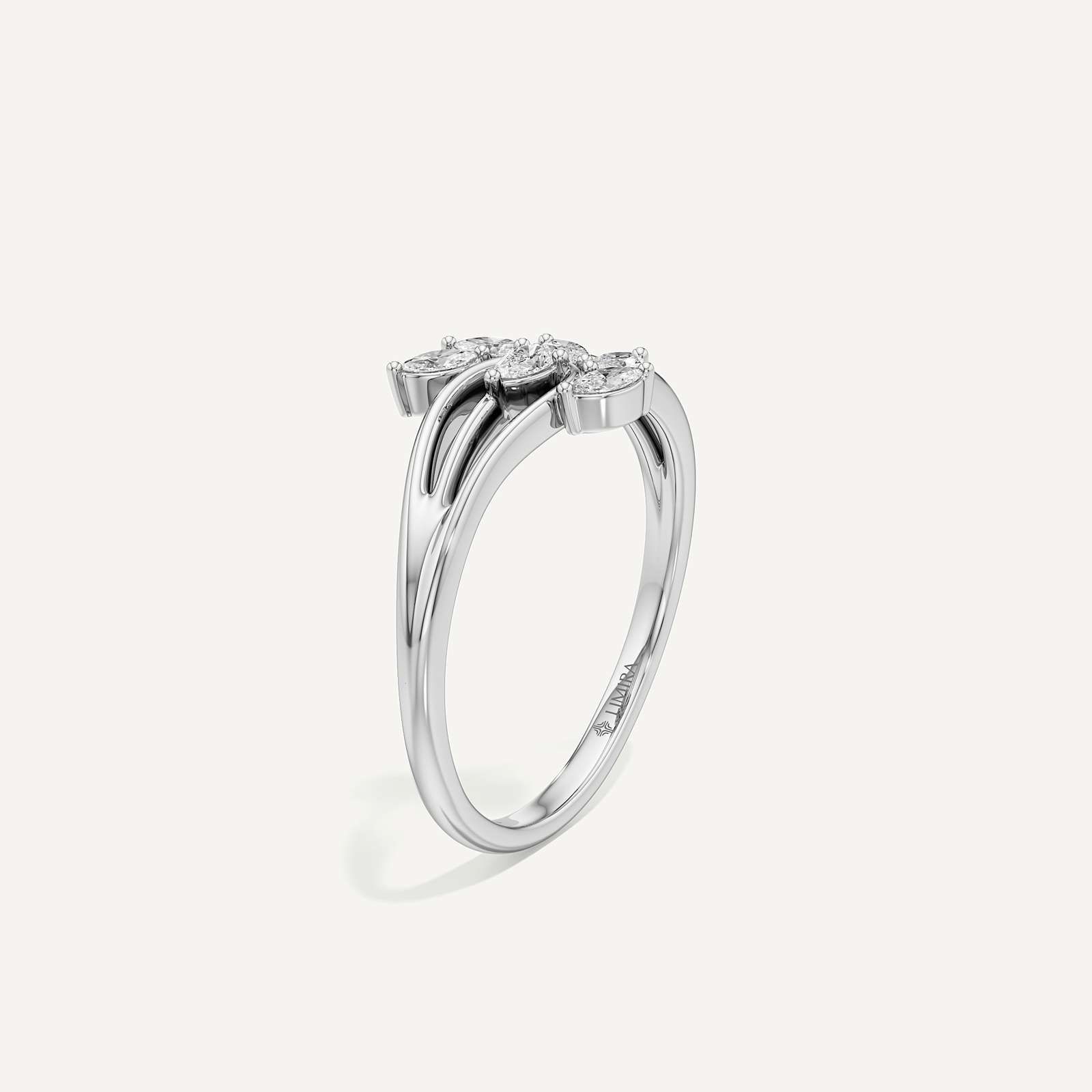 Tulip Basket Marquise & Pear Diamond