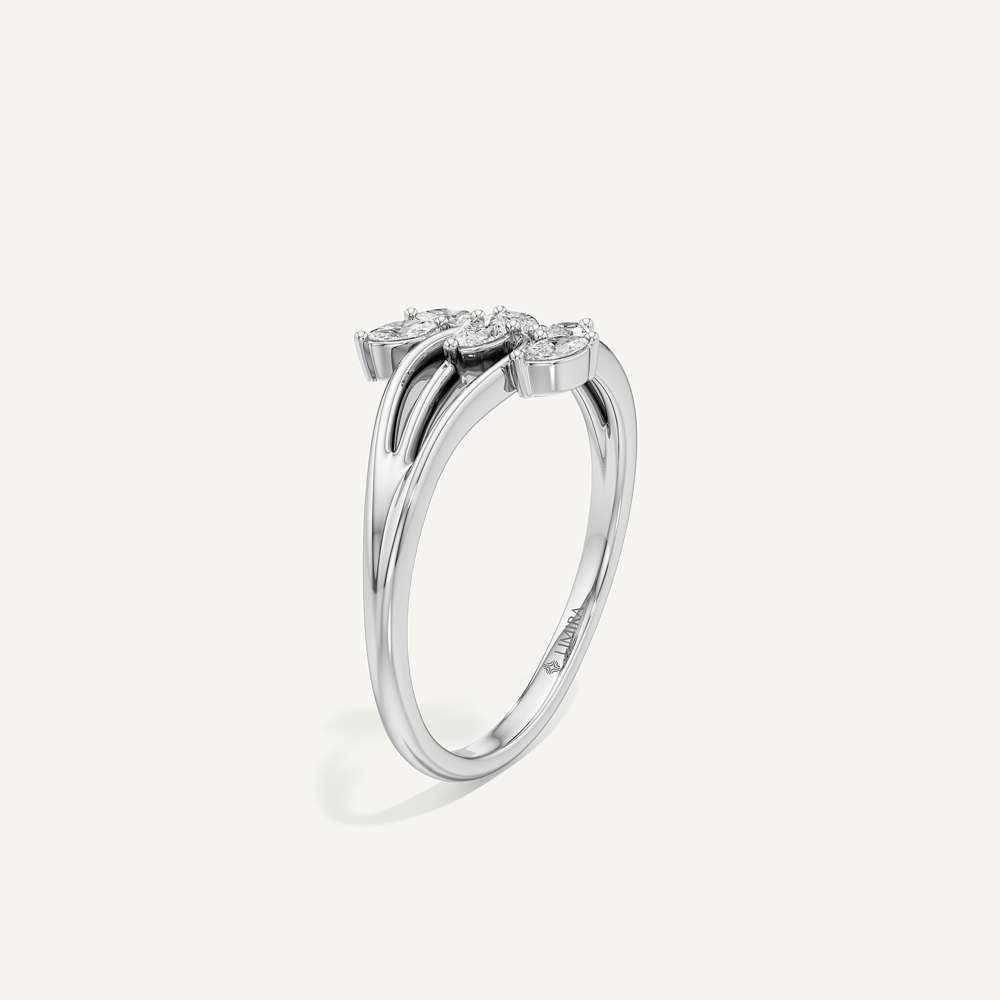 Tulip Basket Marquise & Pear Diamond