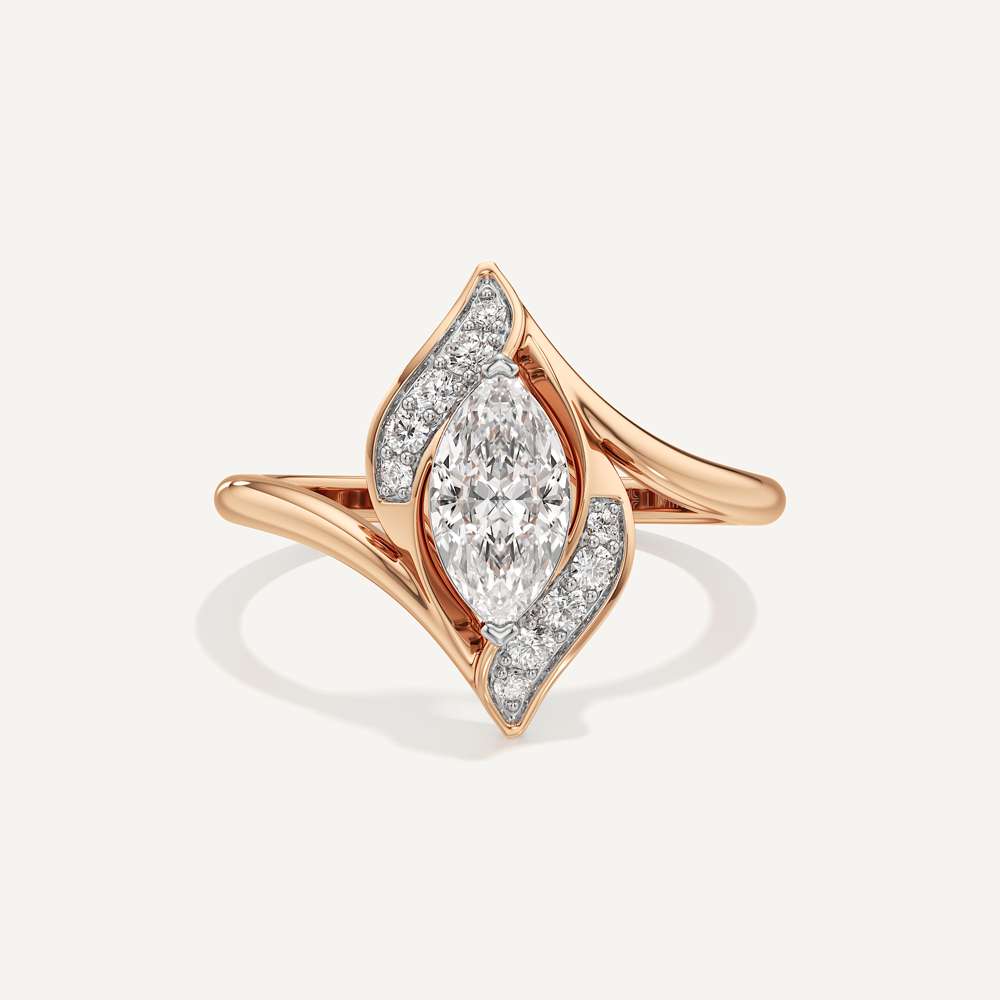 Twisted Pave Marquise Diamond