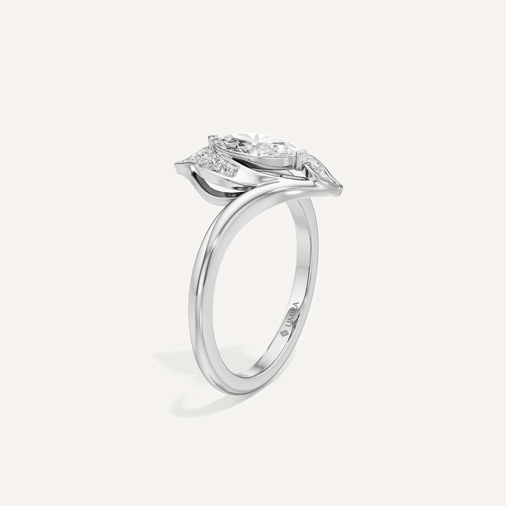 Twisted Pave Marquise Diamond