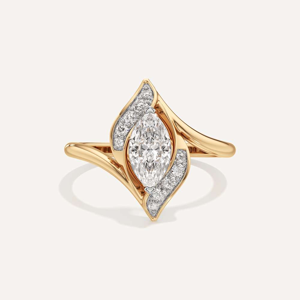 Twisted Pave Marquise Diamond
