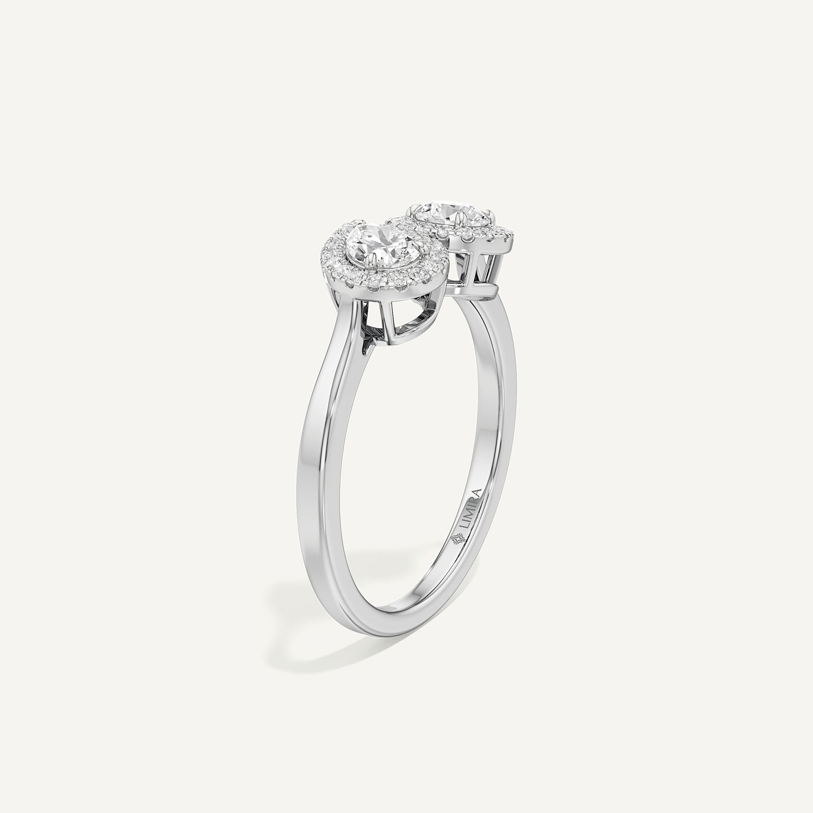Pear & Round Duo Toi et Moi Diamond