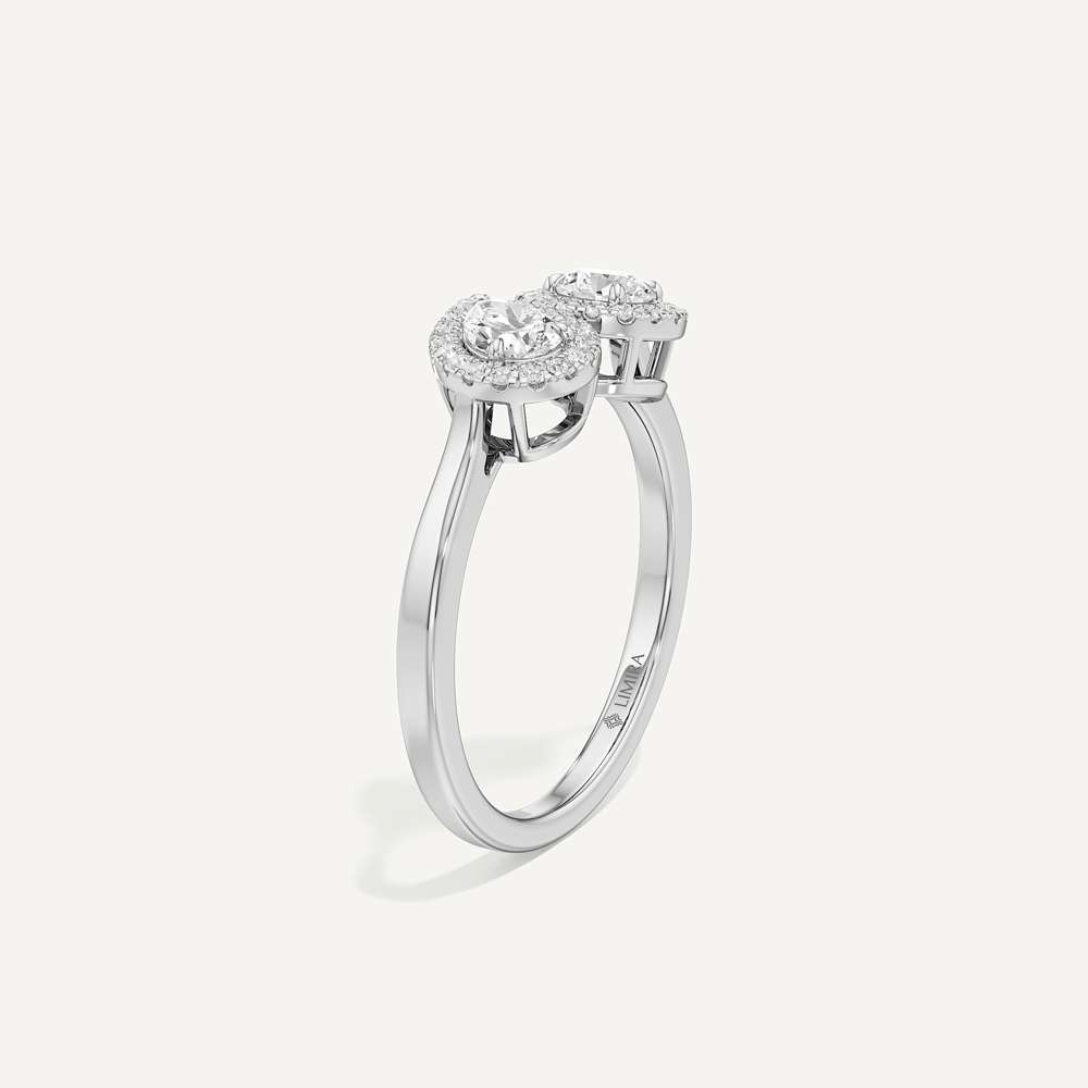 Pear & Round Duo Toi et Moi Diamond