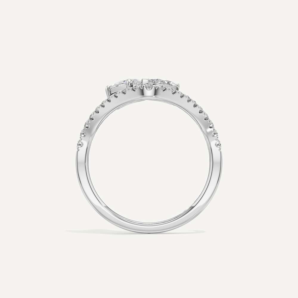 Marquise & Oval Wave Toi et Moi Diamond